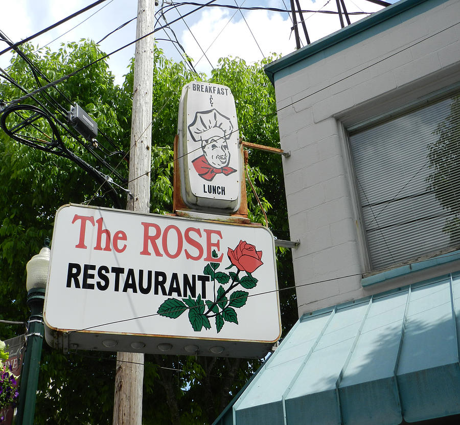 The Rose Restaurant Photograph by Cathy Anderson - Fine Art America