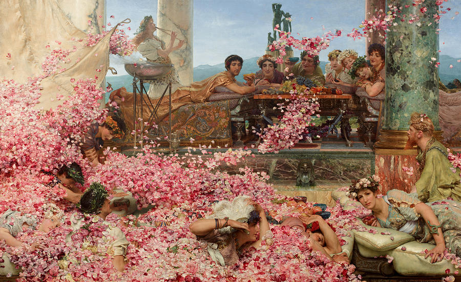 Rose Painting - The Roses of Heliogabalus by Sir Lawrence Alma-Tadema