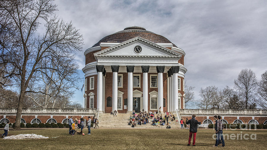 The University Of Virginia Rotunda Photograph