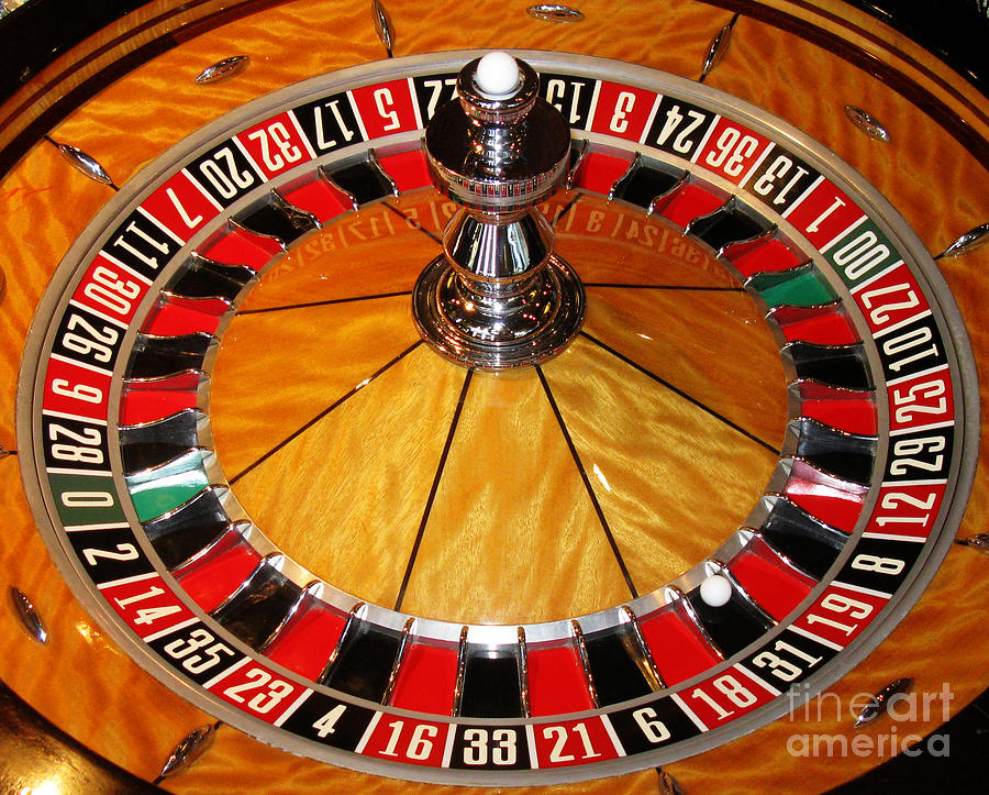 The Roulette Wheel , Casino game Photograph by Tom Conway