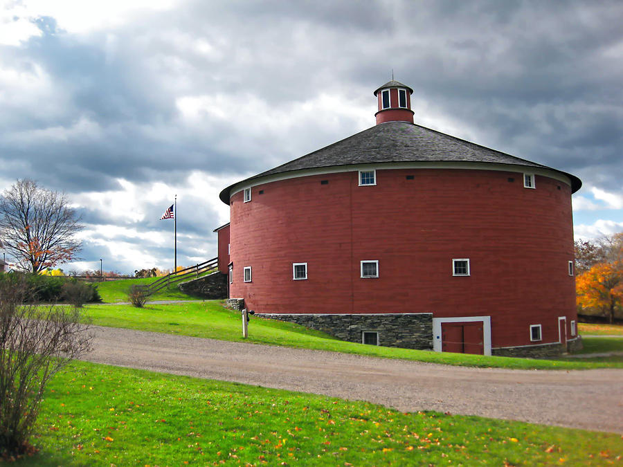 The Round Barn Photograph By William Alexander