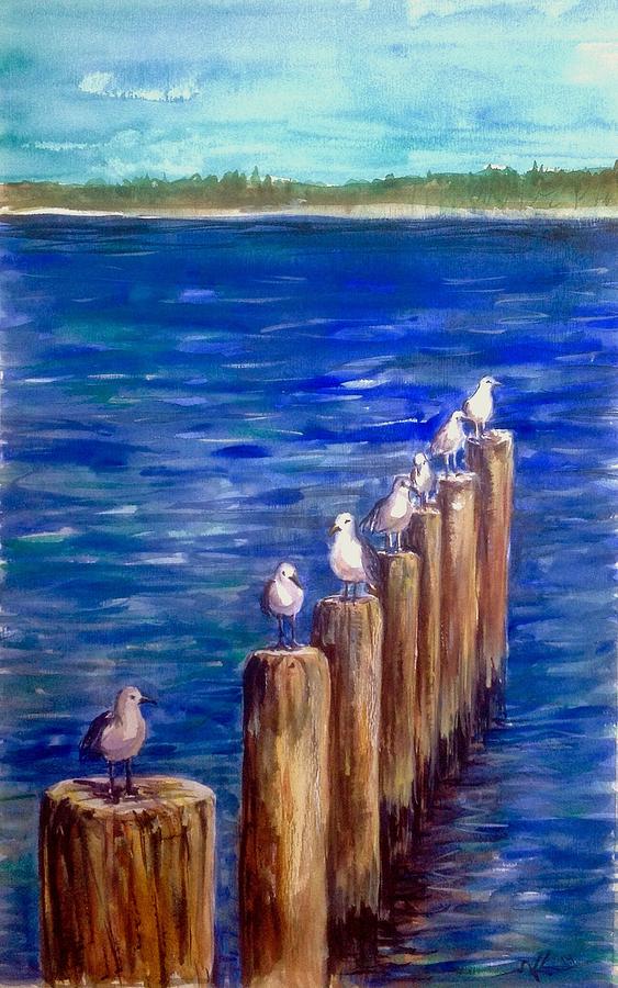 The row Painting by Katerina Kovatcheva