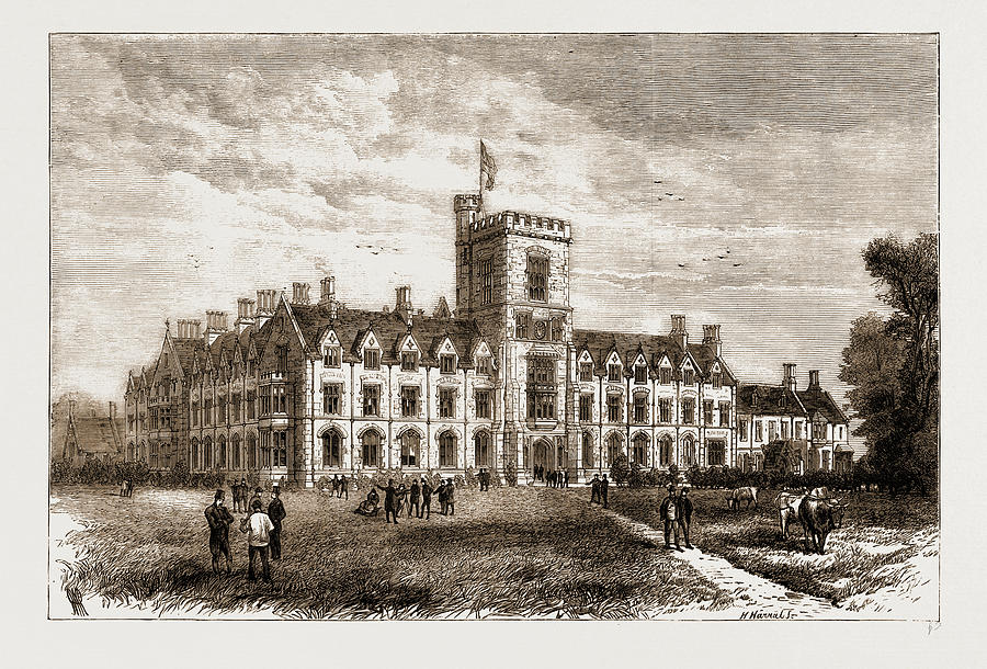 The Royal Agricultural College, Cirencester Drawing by Litz Collection ...