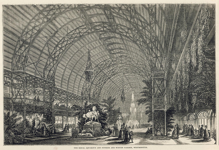 The Royal Aquarium, And Summer Drawing By Mary Evans Picture Library 