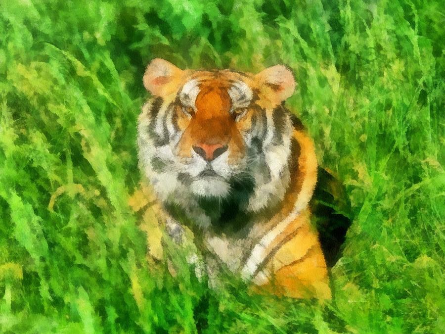 The Royal Bengal Tiger Digital Art by Maciek Froncisz