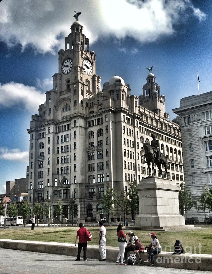 The Royal Liverpool Liver Buildings  Photograph by Joan-Violet Stretch