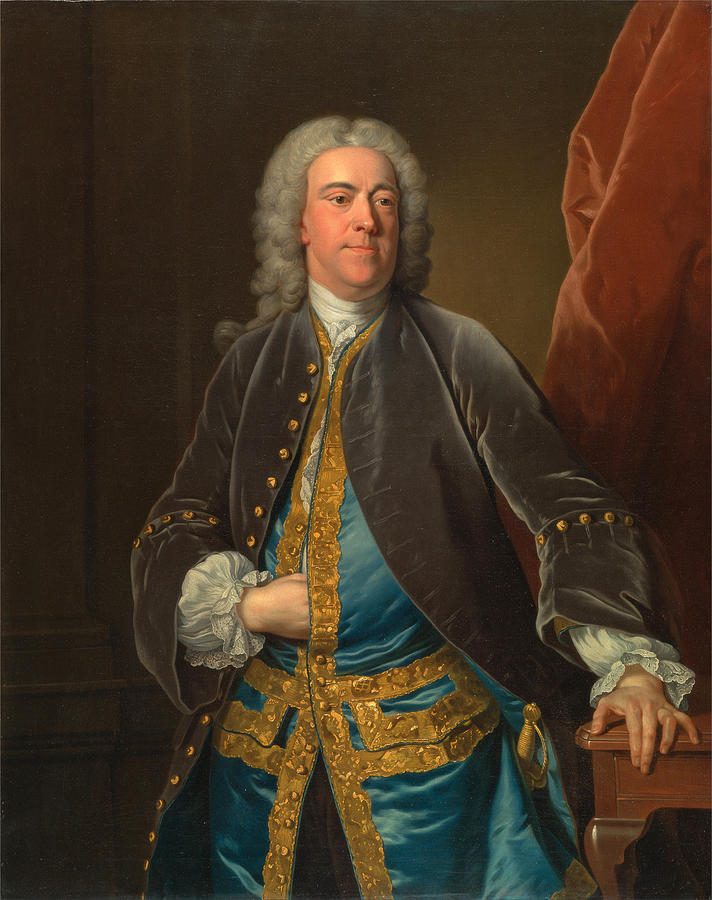 The Rt. Honorable Stephen Poyntz of Midgeham Berkshire Painting by Jean-Baptiste van Loo