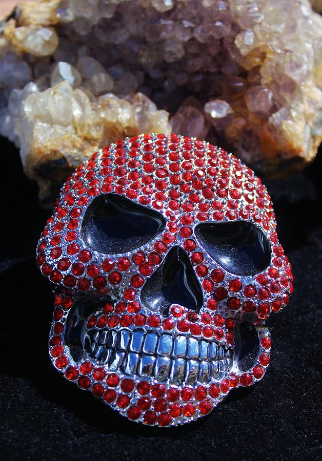 The Ruby Skull Photograph by Craig Wood