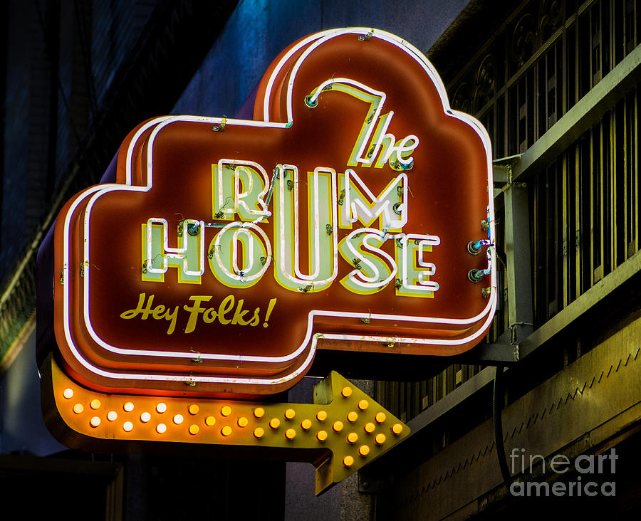 New York City Photograph - The Rum House by Jerry Fornarotto