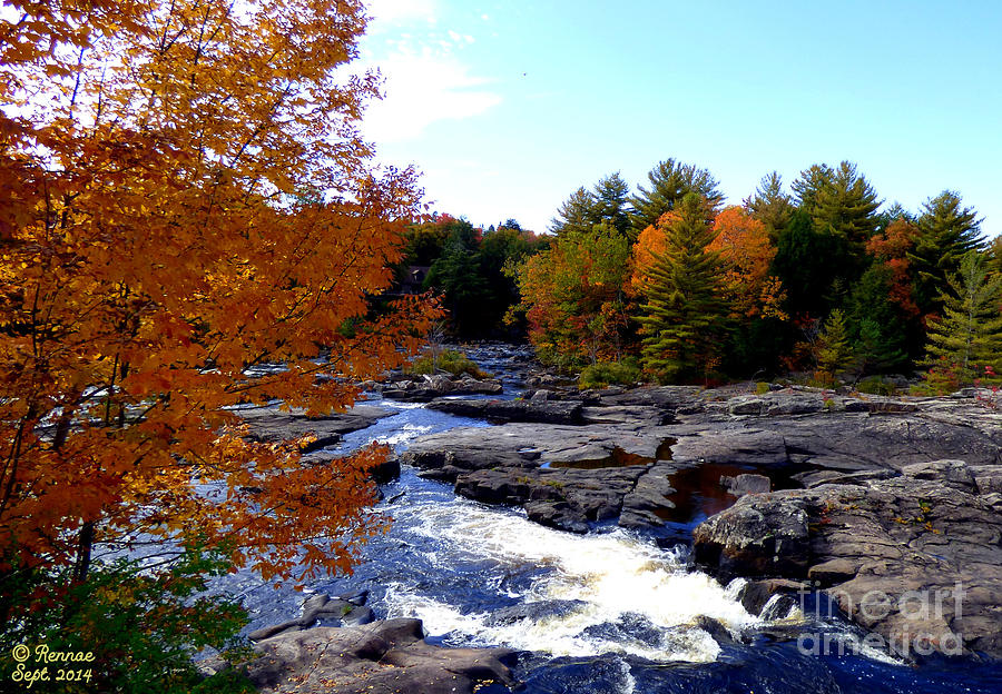 Landscape Photograph - The Rush Of Autumn by Rennae Christman Landscape Photograph - The Rush Of Autumn by Rennae Christman