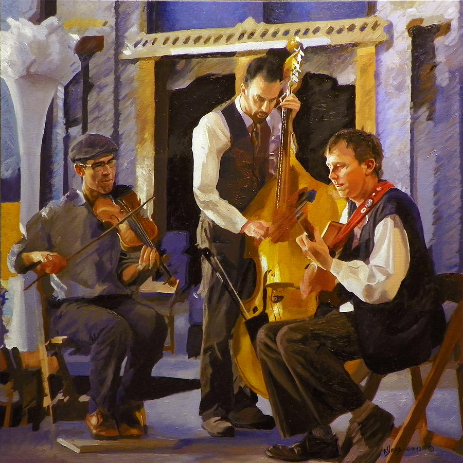 The Russet Trio Painting by Kenneth Young