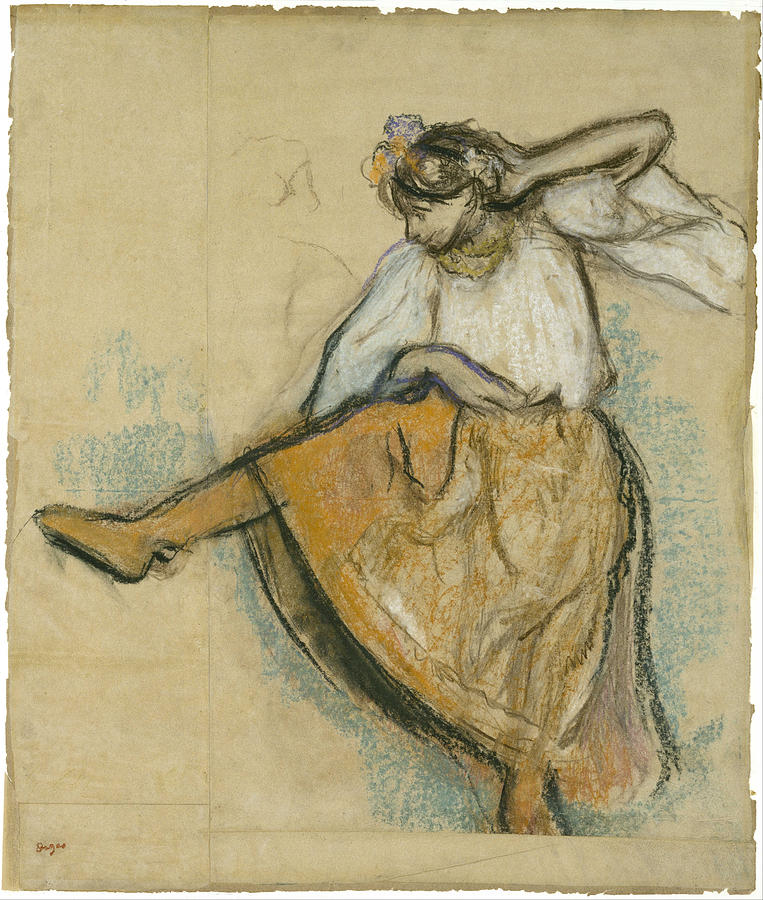 The Russian Dancer Painting by Edgar Degas