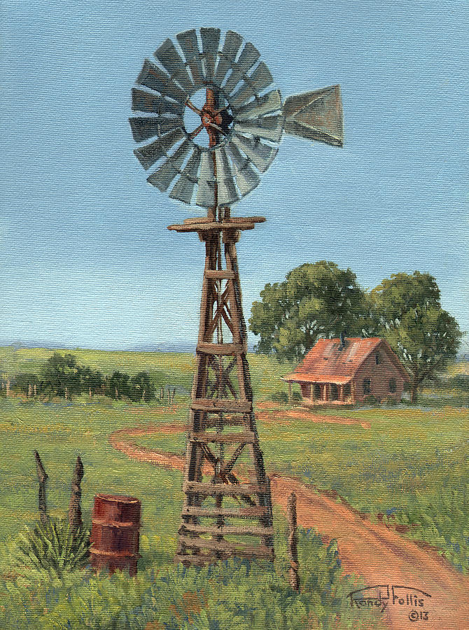 The Rusty Barrel Painting by Randy Follis - Fine Art America