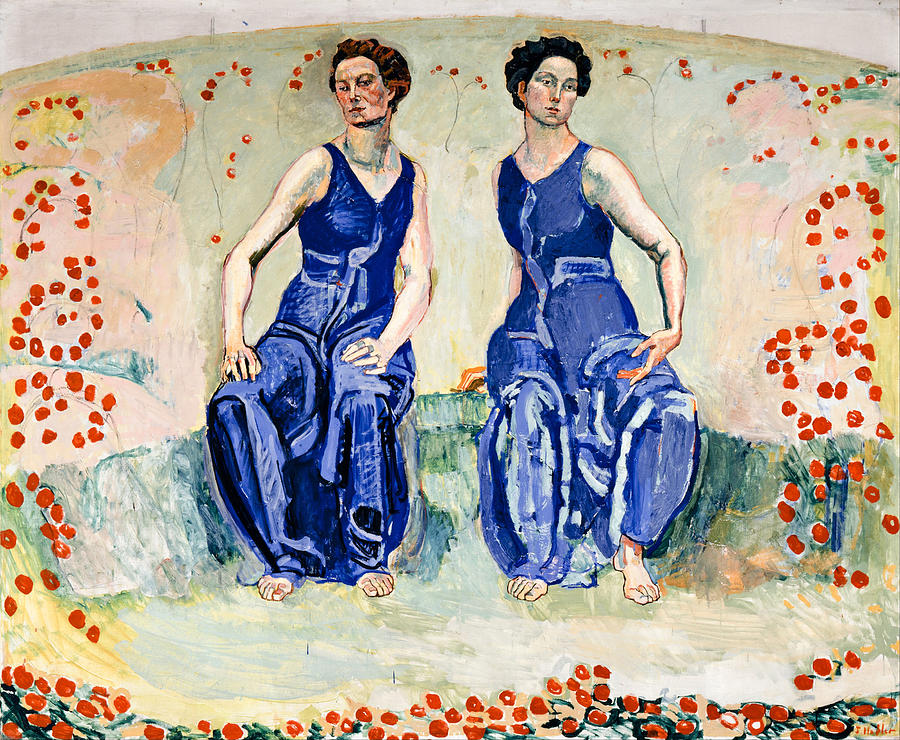The Sacred Hour Painting by Ferdinand Hodler