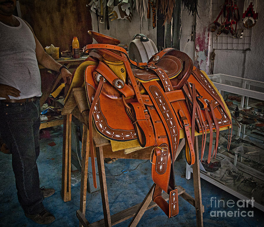 The Saddlemaker  ... Photograph by Chuck Caramella