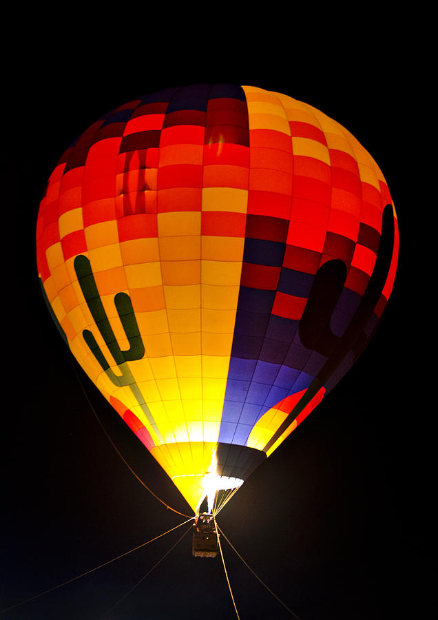 The Saguaro Balloon  Photograph by Saija Lehtonen