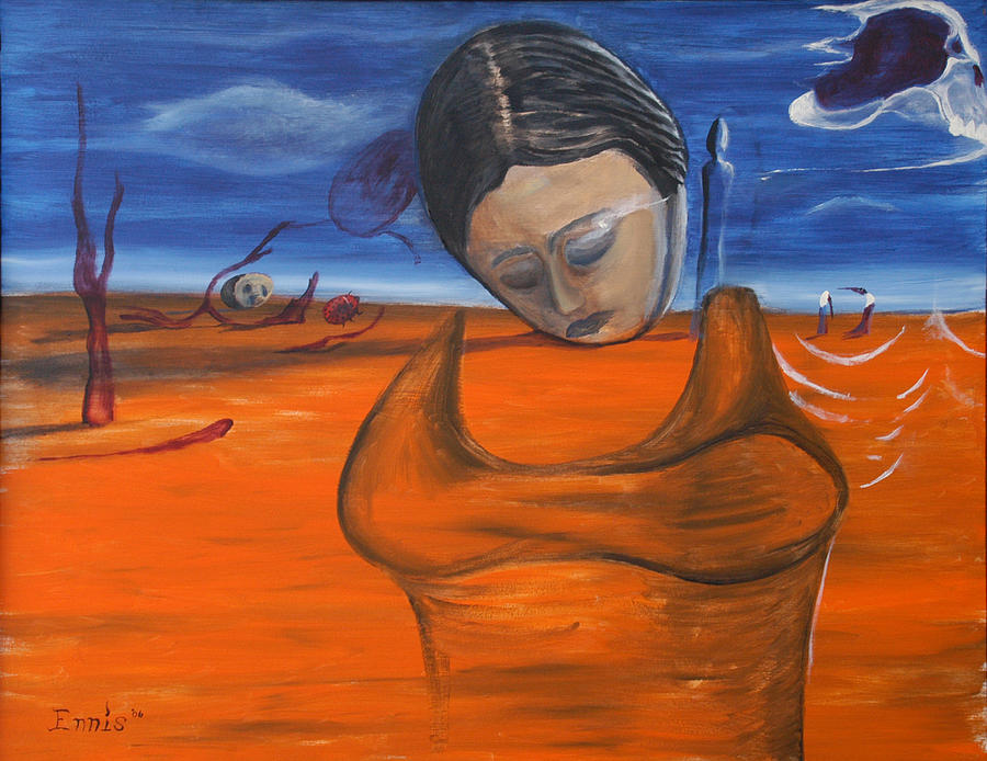 The Saharan Insomniac Painting by Christophe Ennis