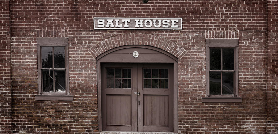 Brick Photograph - The Salt House by Heather Applegate