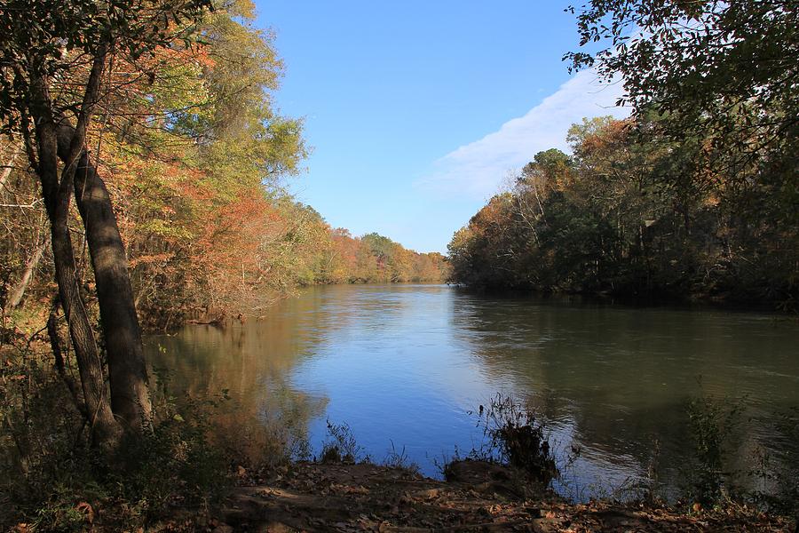 The Saluda at Saluda Shoals Photograph by Matt Woolsey - Fine Art America