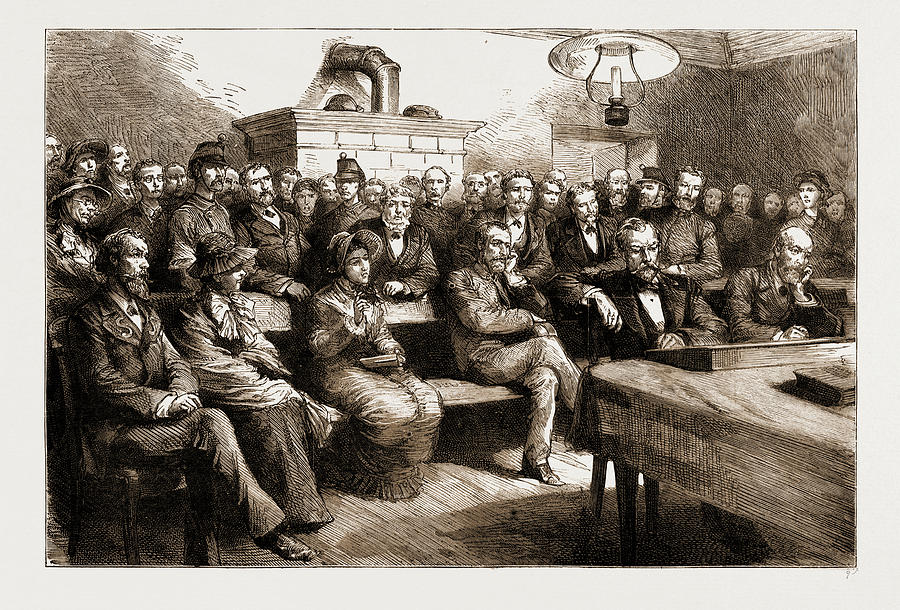 Vintage Drawing - The Salvation Army In Switzerland The Trial Of Miss Booth by Litz Collection