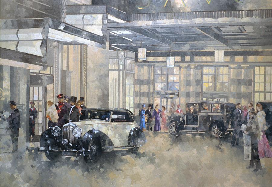 Car Painting - The Savoy  by Peter Miller