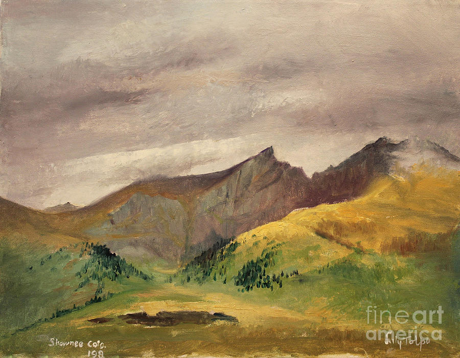 The Sawtooth - Colorado  Painting by Art By Tolpo Collection