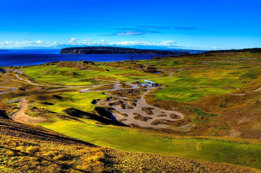 The Scenic Chambers Bay Golf Course III - Location Of The 2015 U.s. Open Tournament Photograph by David Patterson