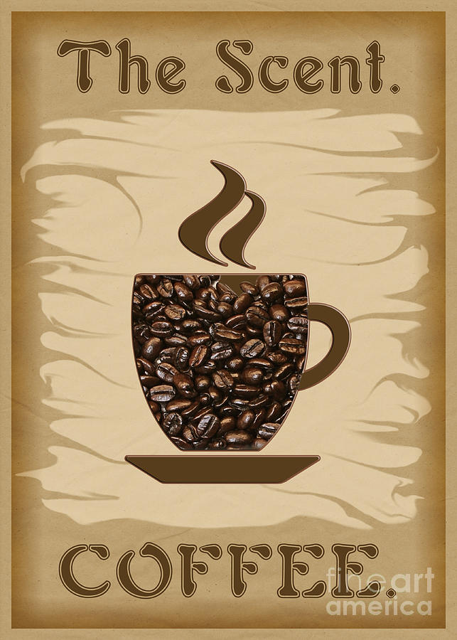 The Scent - Coffee #1 Digital Art by Gabriele Pomykaj