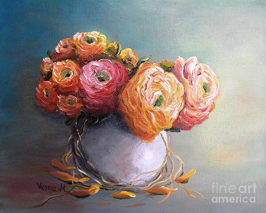 The scent of flowers Painting by Vesna Martinjak