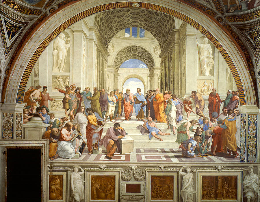 The School of Athens Painting by Raphael