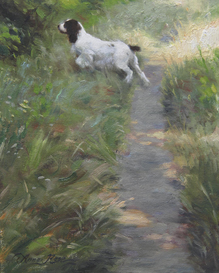 Spring Painting - The Scout by Anna Rose Bain