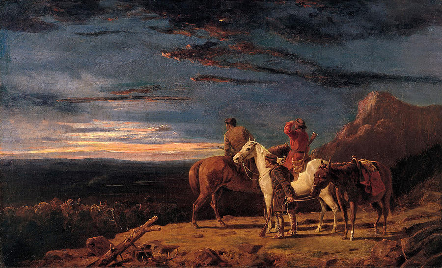 The Scouting Party Painting by William Ranney