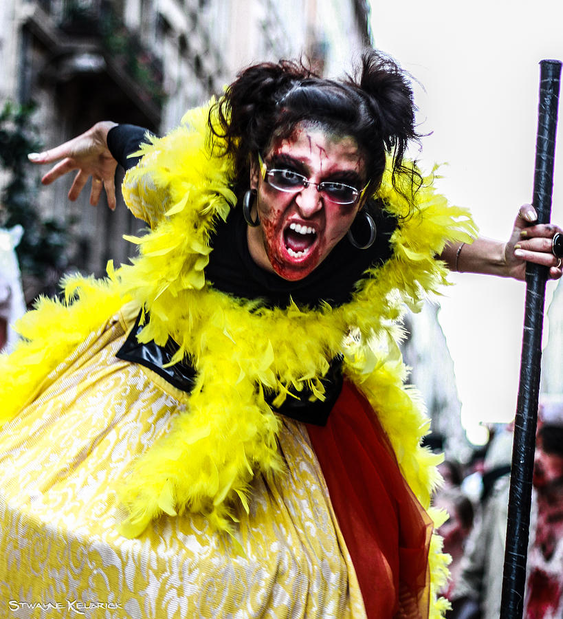 Zombie Day Photograph - The scream crusher by Stwayne Keubrick Zombie Day Photograph - The scream crusher by Stwayne Keubrick
