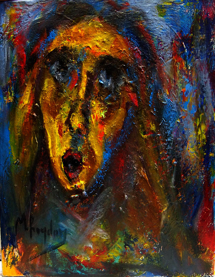Edvard Munch Painting - The Scream II by Marina R Burch