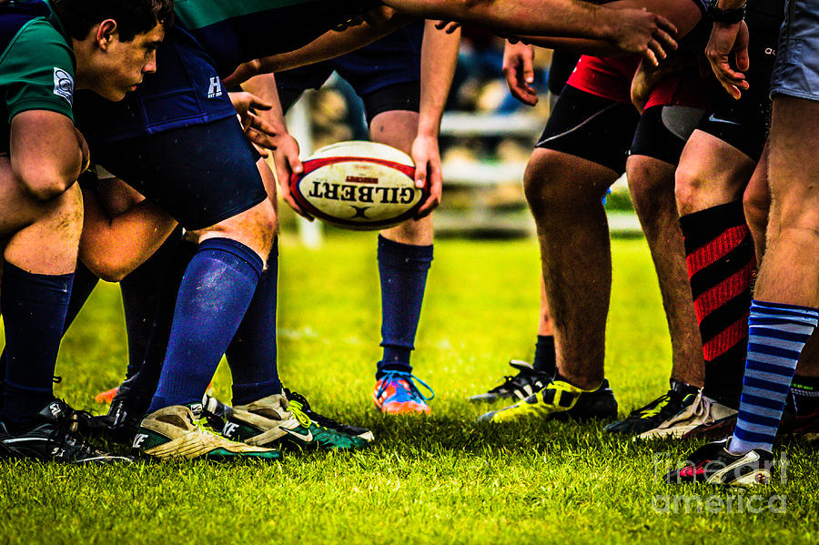 The Scrum Photograph by George DeLisle