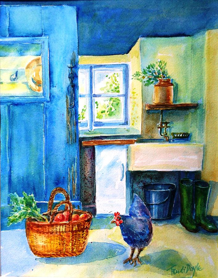 The Scullery  Painting by Trudi Doyle