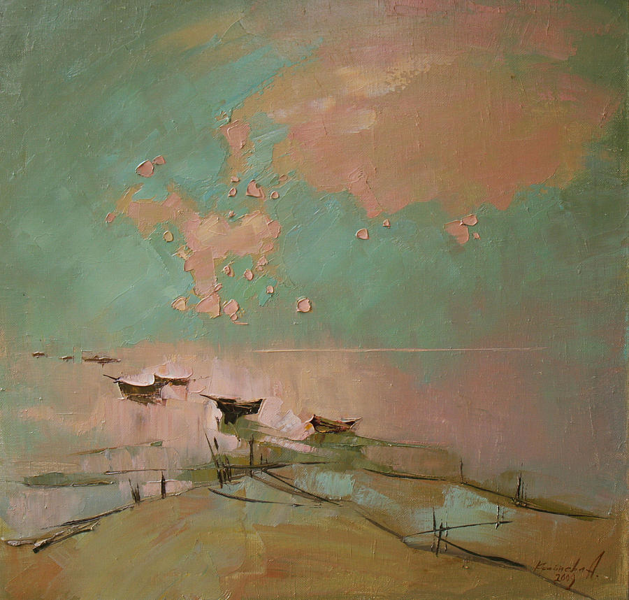 The sea breeze Painting by Anastasija Kraineva