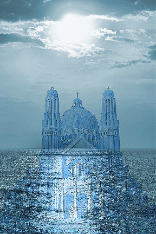 Architecture Photograph - The Sea Church by Angel Jesus De la Fuente