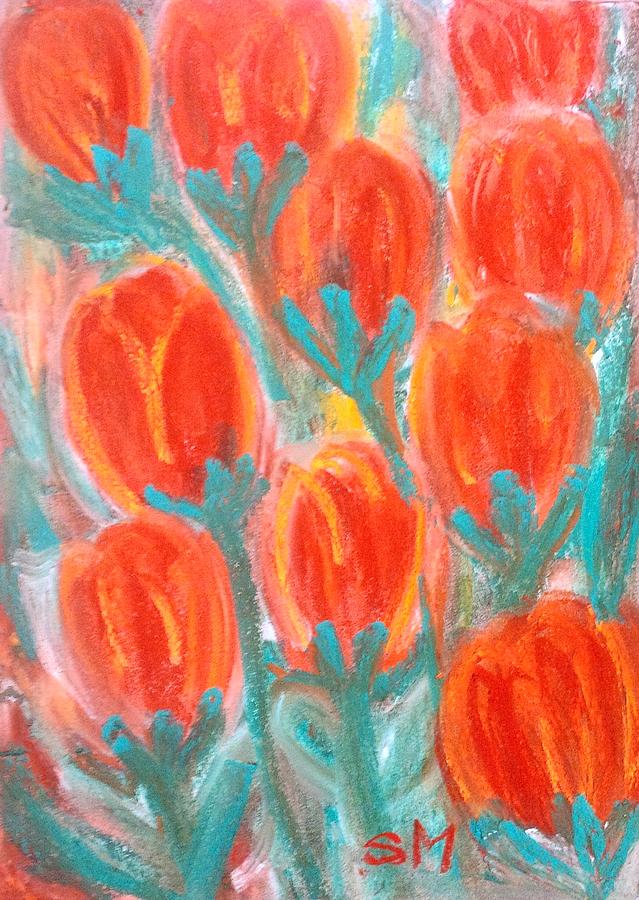 Impressionism Painting - The Season Of Tulips In Ottawa by Sylvia Masri