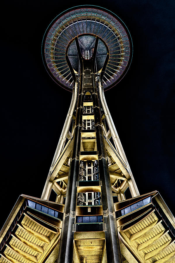 The Seattle Space Needle Photograph by David Patterson