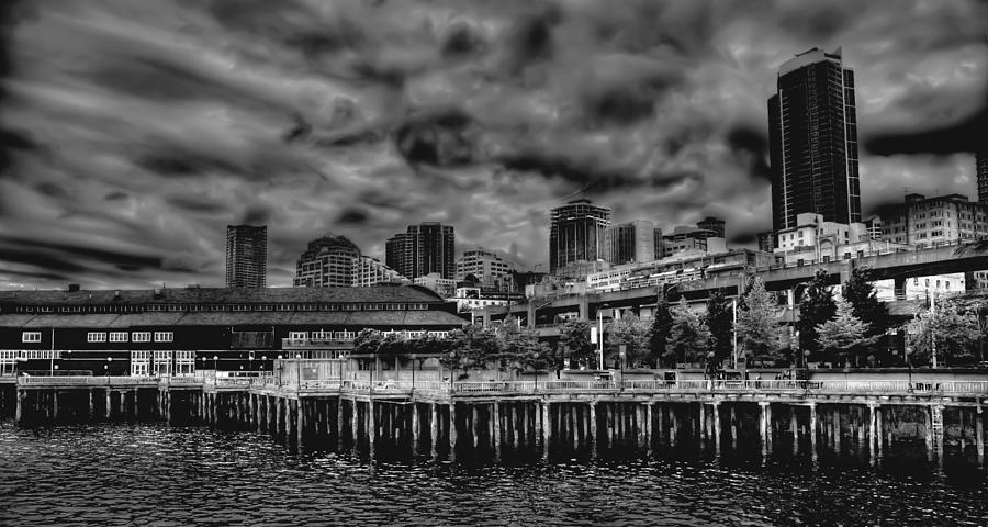 Seattle Photograph - The Seattle Waterfront by David Patterson