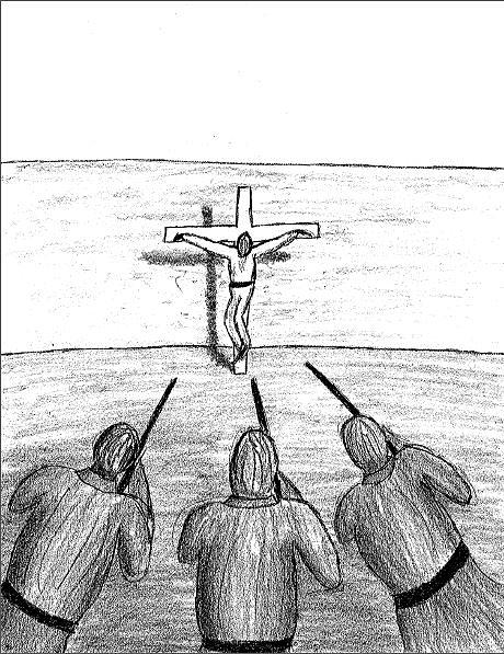 Jesus Christ Drawing - The Second Coming by David S Reynolds