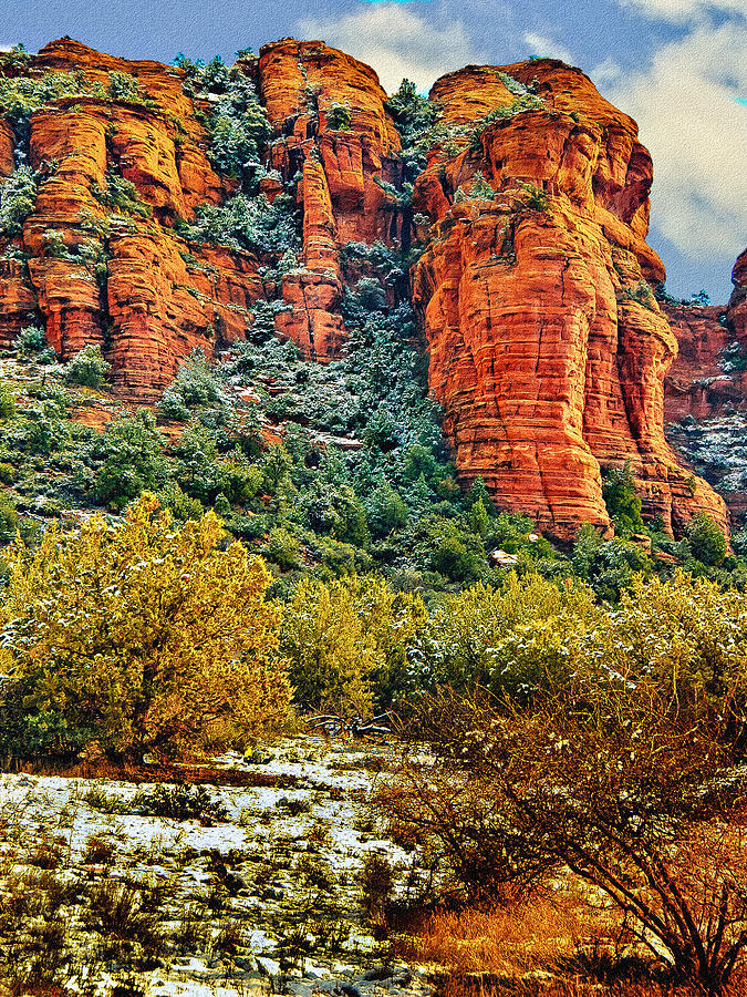 The Secret Mountain Wilderness In Sedona Back Country Photograph by Bob ...