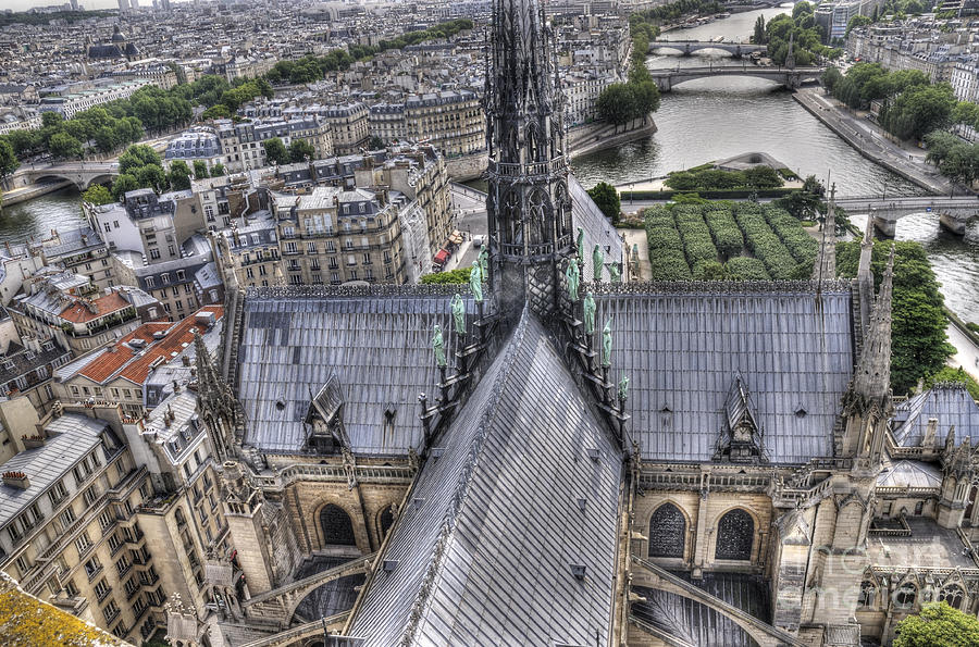 The Seine and Notre Dame de Paris Photograph by Colin Woods
