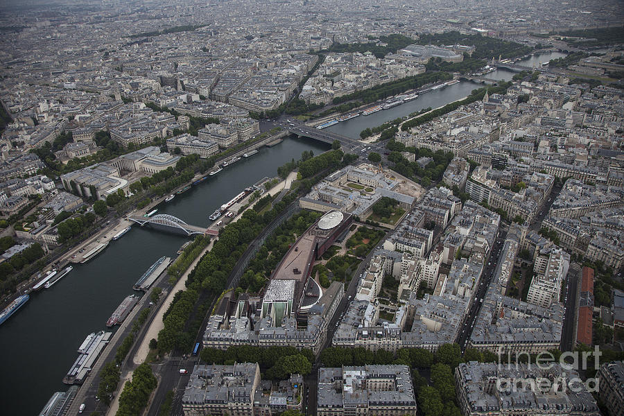 The Seine and Paris Photograph by Timothy Johnson
