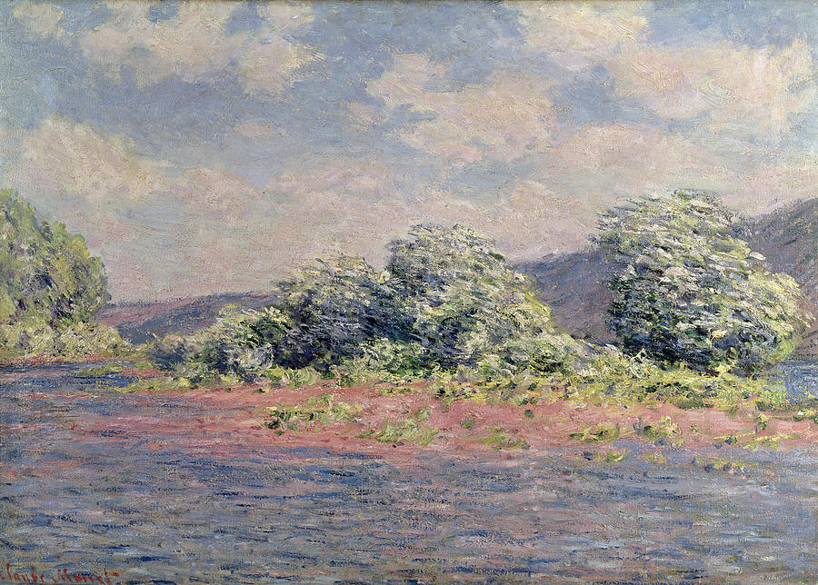 The Seine At Port-villez Painting by Claude Monet - Pixels