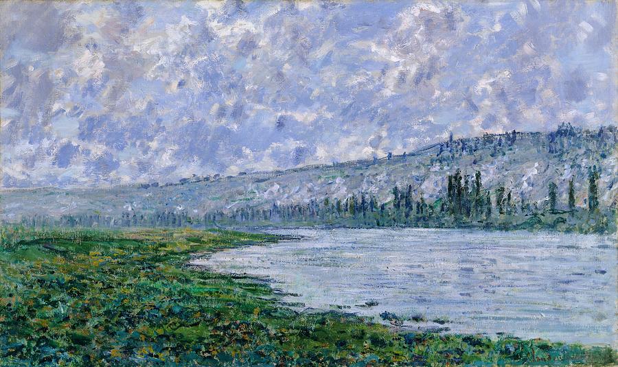Claude Monet Painting - The Seine at Vetheuil by Claude Monet