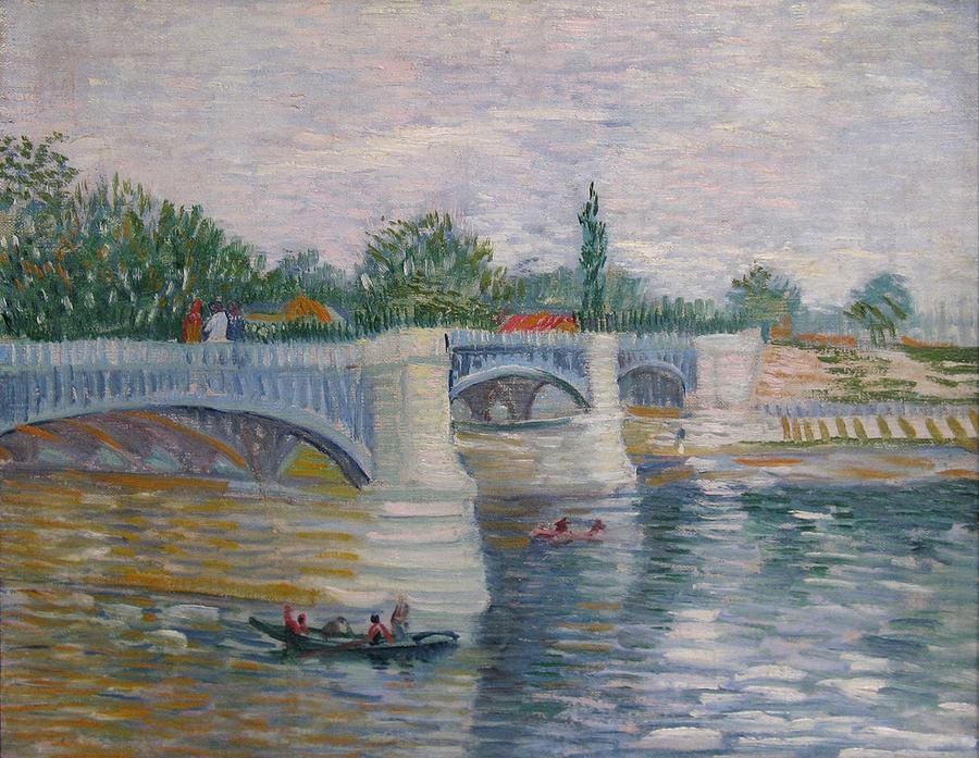 Vincent Van Gogh Painting - The Seine with the Pont de la Grande Jatte by Vincent van Gogh
