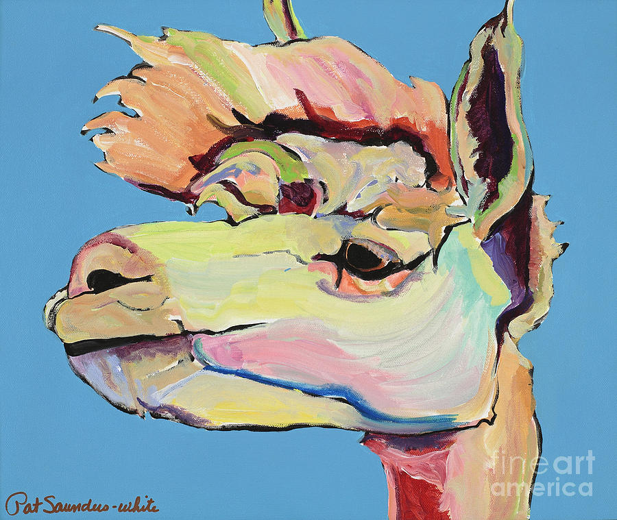 Farm Animals Painting - The Sentinel by Pat Saunders-White