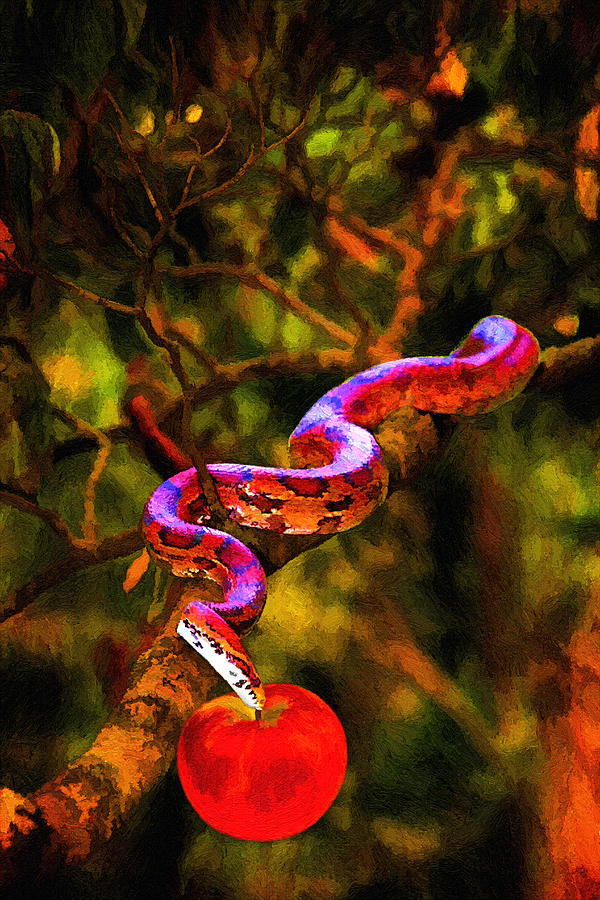 The Serpent Painting by John Haldane
